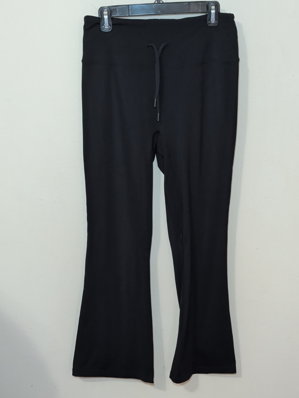Zyia Active Black Charisma Flare Pants Workout Gym Relaxation Women's Size 12